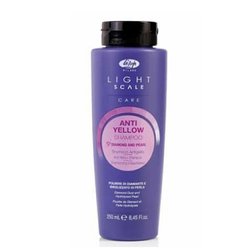 LISAP LIGHT SCALE ANTI-YELLOW SHAMPOO 250 ml šampon pro melírované a blond vlasy