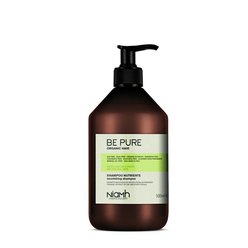 NIAMH Hairconcept BE PURE Nourishing Shampoo 500 ml výživný šampon pro jemné, slabé, vysušené a unavené vlasy