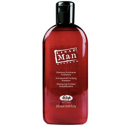 LISAP MAN Anti-Dandruff Shampoo 250 ml pánský šampon proti lupům s čisticím účinkem